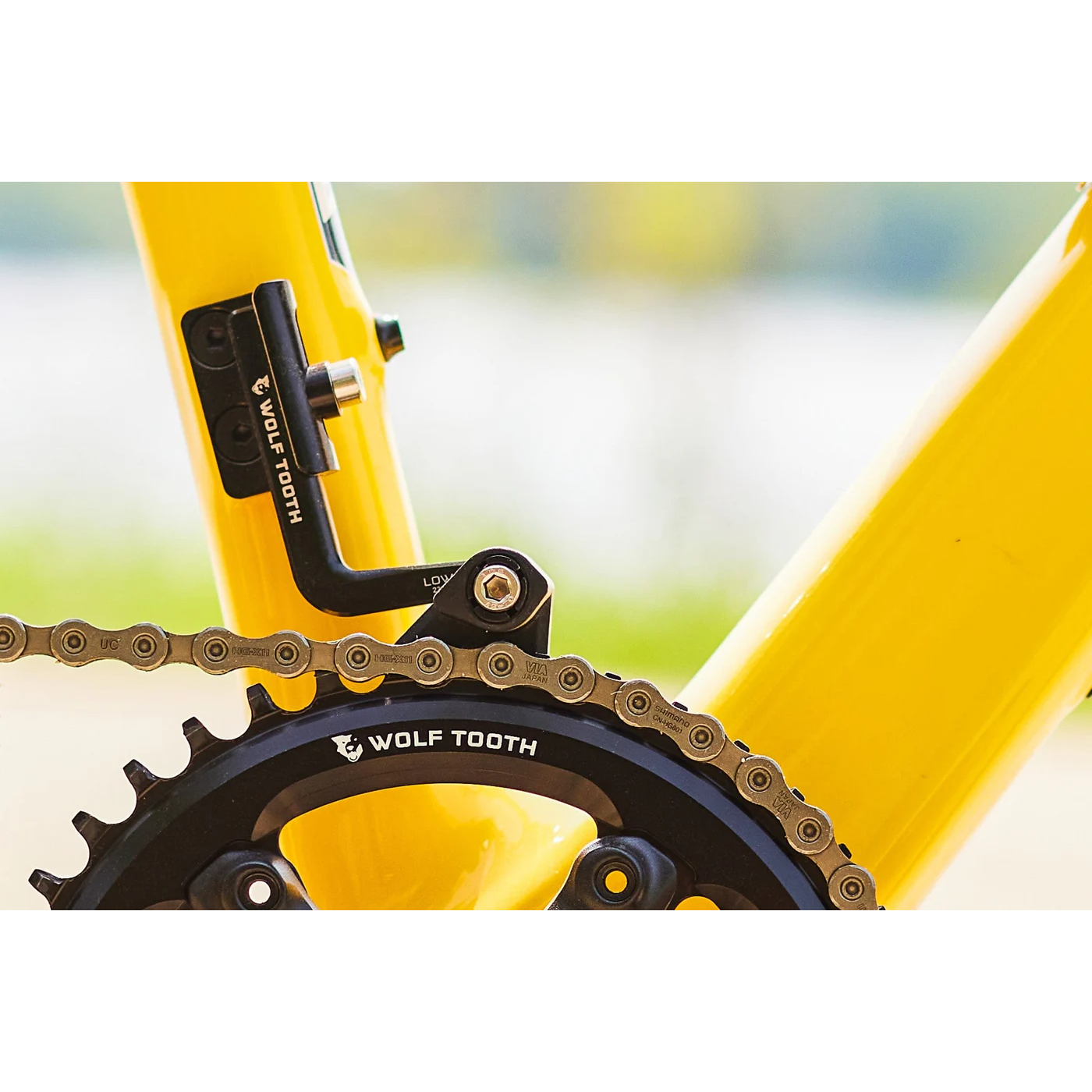 Wolf Tooth LoneWolf Aero Kettenführung, Braze-On, High Mount, 54-62 Z