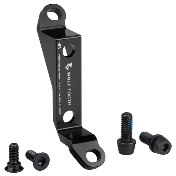 Wolf Tooth Scheibenbremsadapter von Post Mount auf Flat Mount