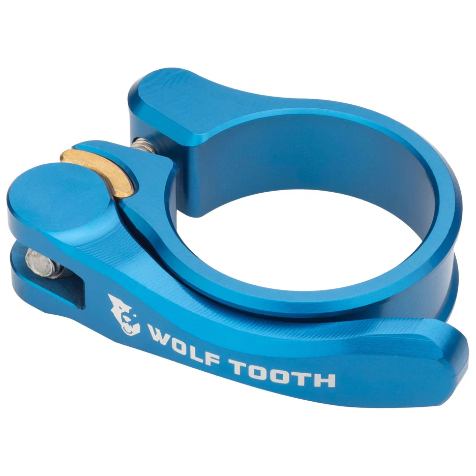 Wolf Tooth Schnellspann-Sattelklemme, 28.6mm, blue