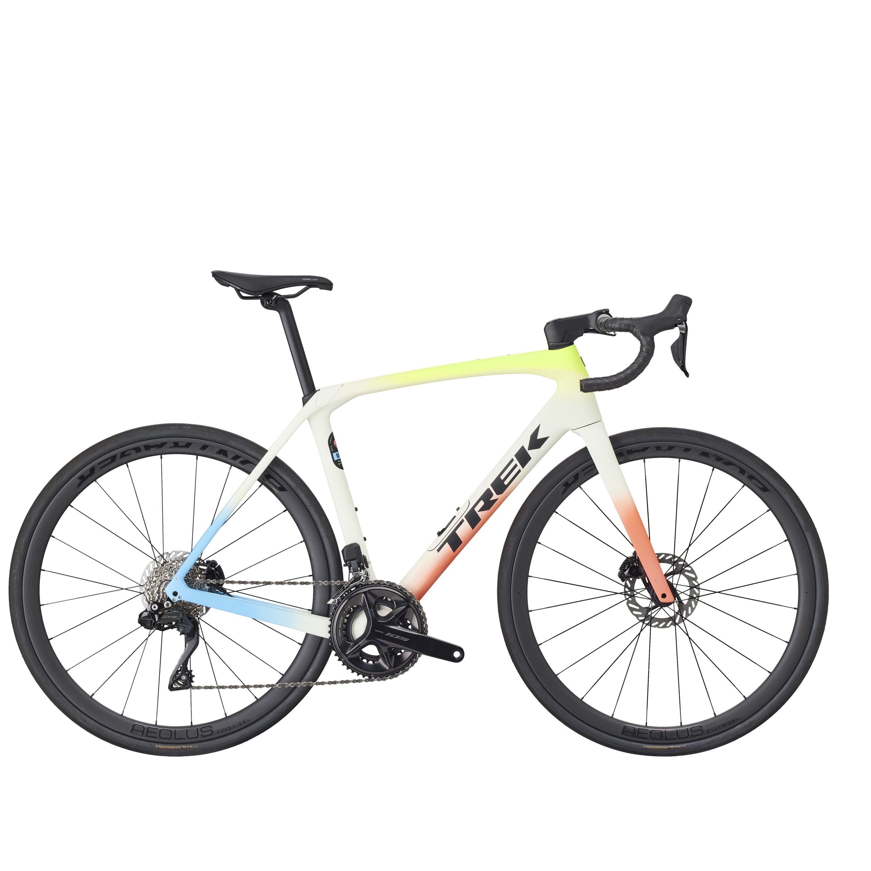 TREK Domane SL 6 Era White/Glowstick/Coral Fade
