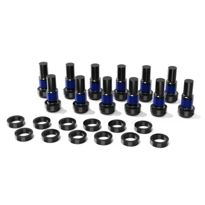 Praxis Pin/Spacer Kit Edelstahl – Smooth Pedal Pins (12-teilig)