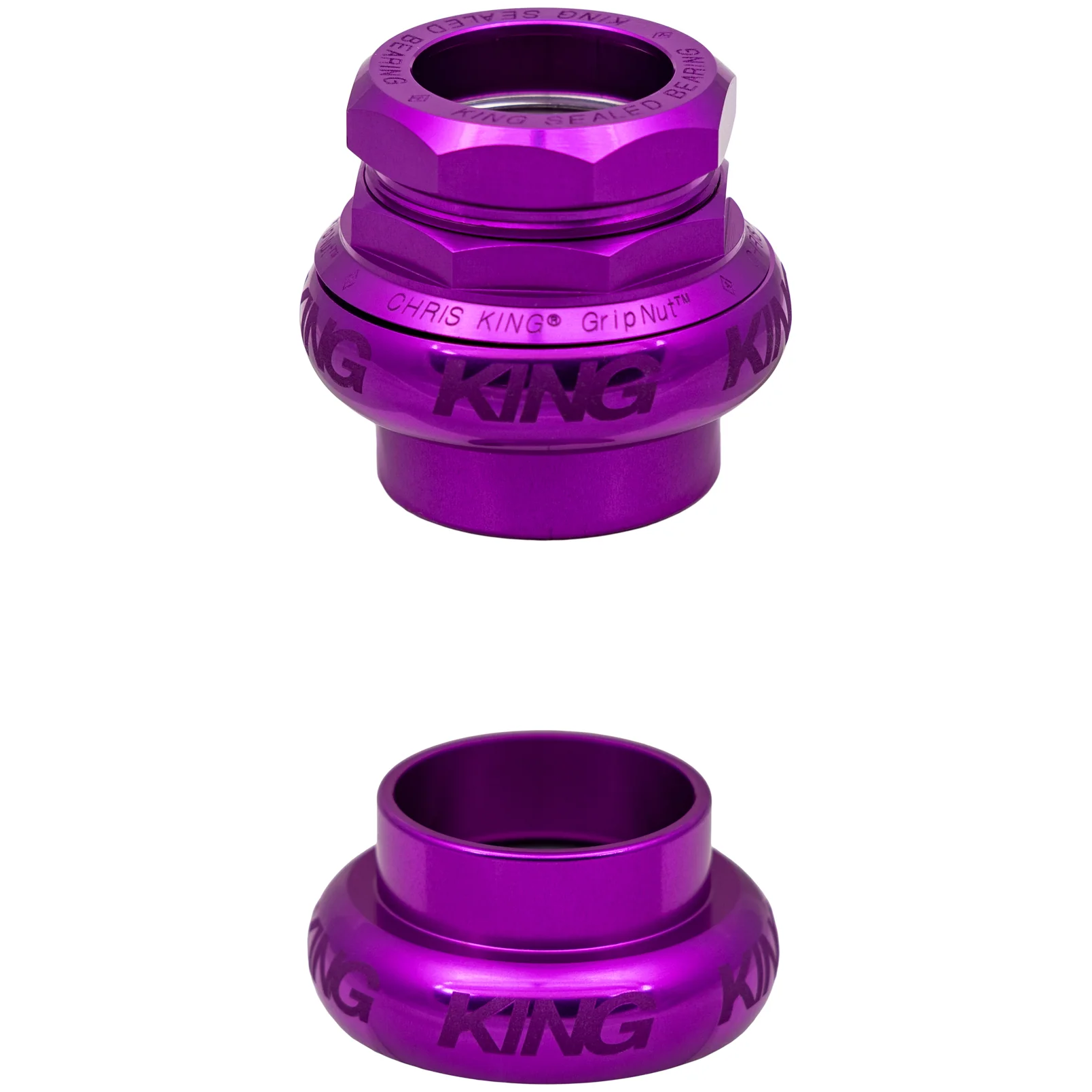 Chris King GripNut Steuersatz, Edelstahl-Lager, 1 1/8", Bold, EC34/28.6-26tpi | EC34/30