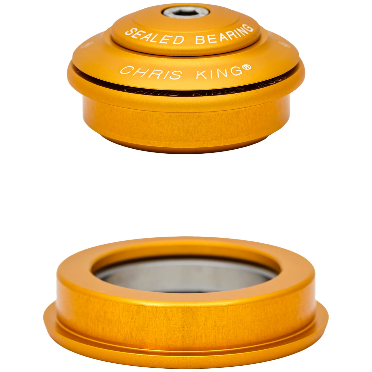 Chris King InSet I2 Tapered Steuersatz, Edelstahl-Lager, 1 1/8"-1.5", GripLock, ZS44/28.6 | ZS56/40