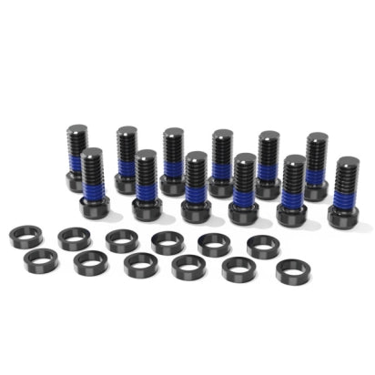 Praxis Pin/Spacer Kit Edelstahl – Gewindestifte für Pedale (Threaded Kit)