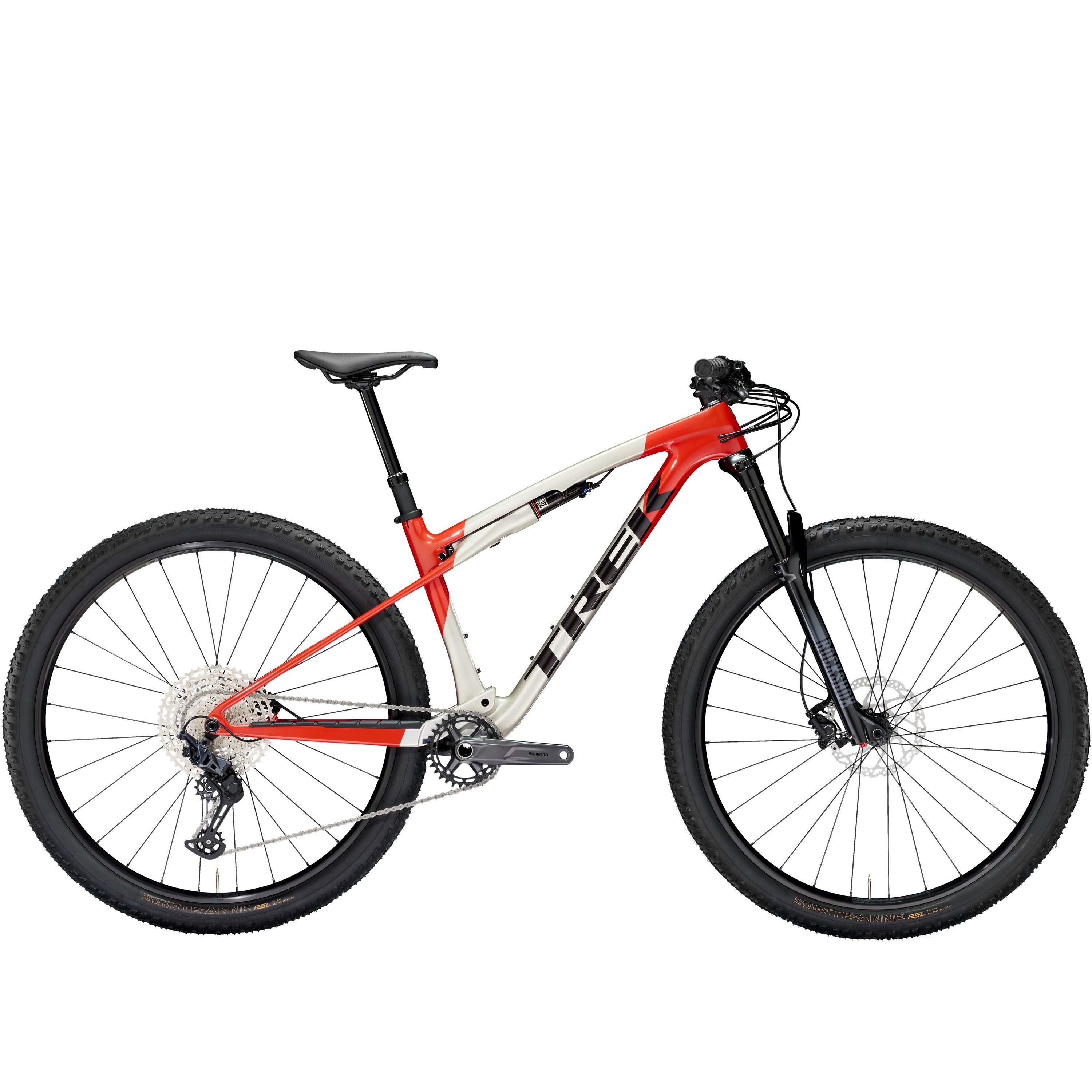 TREK Supercaliber SL 9.6 S Lunar Silver/Lava Red