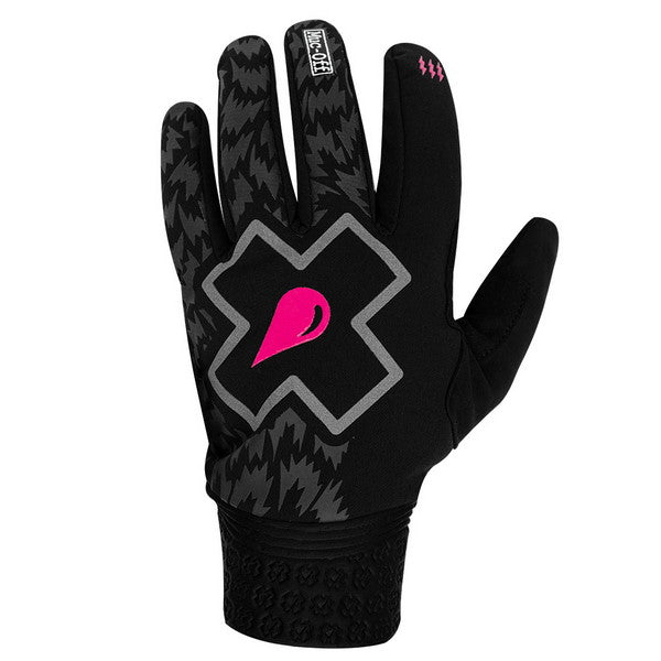 Muc-Off Muc Off Winter Rider Gloves, Black/Grey Bolt