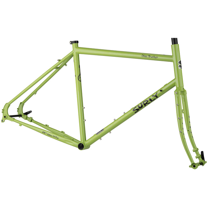 Surly Disc Trucker Reiserad Rahmenkit, 26" pea lime soup