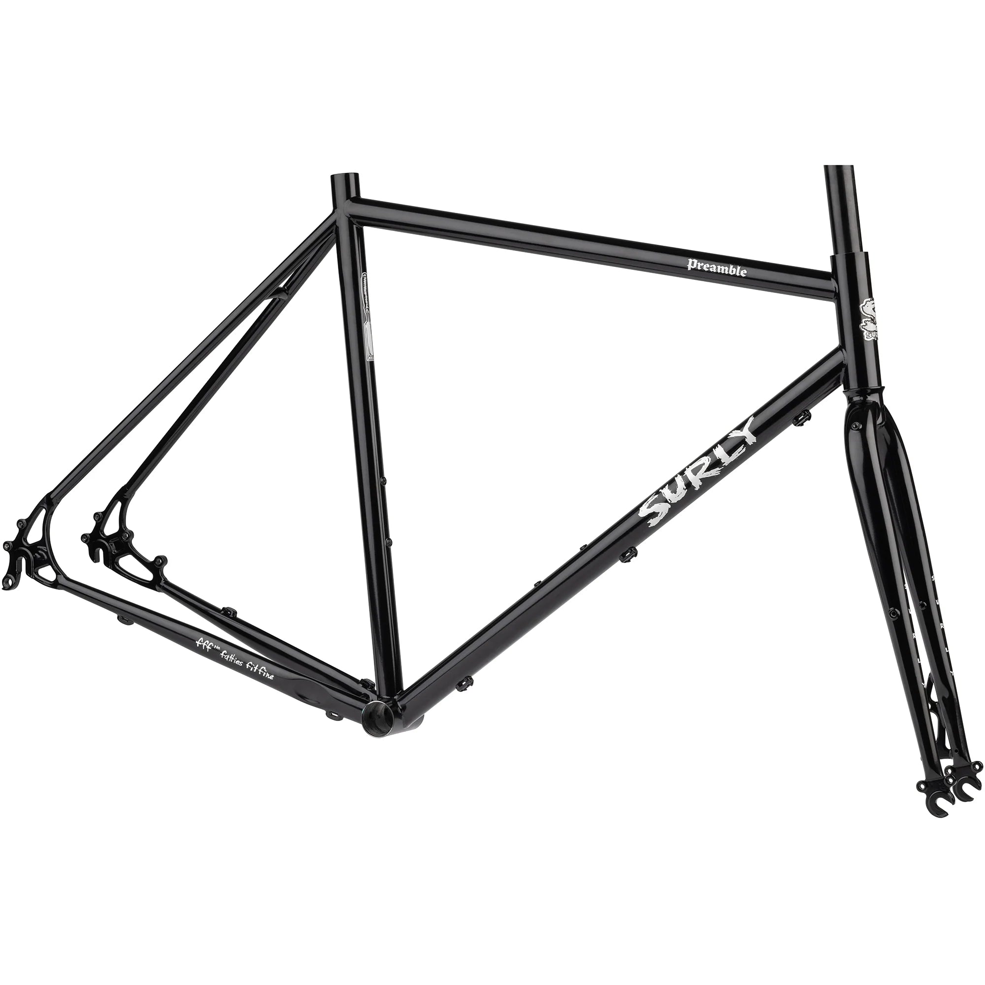 Surly Preamble All-Road Rahmenkit, 700C, M, black