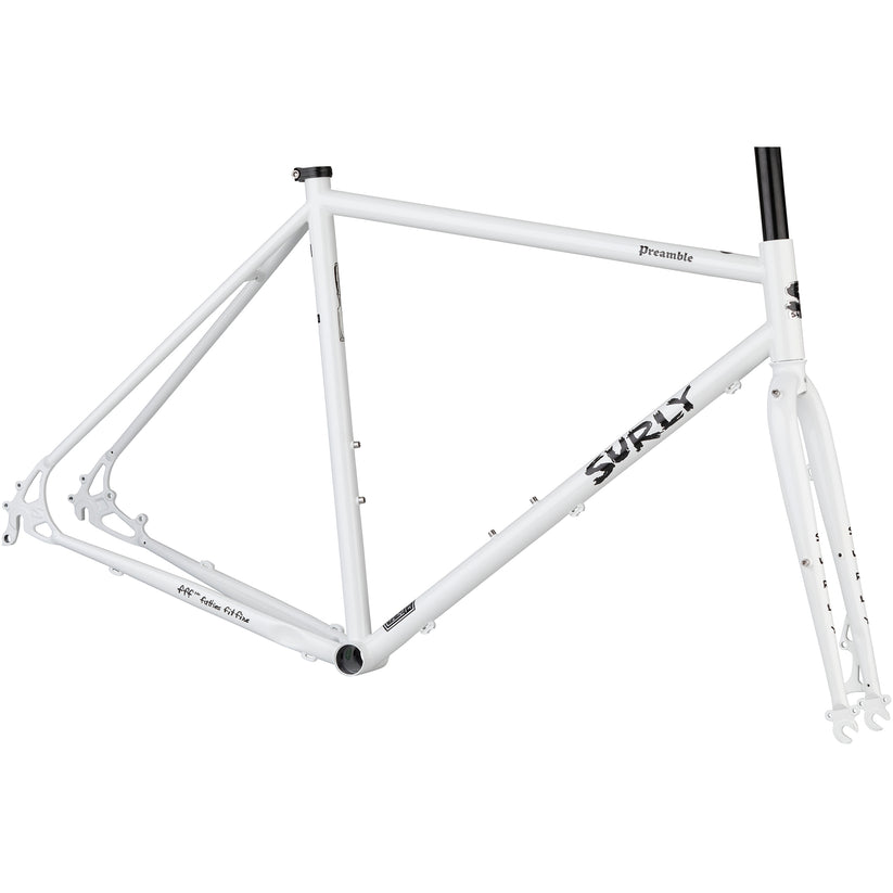 Surly Preamble All-Road Rahmenkit, 650B, S, thorfrost white